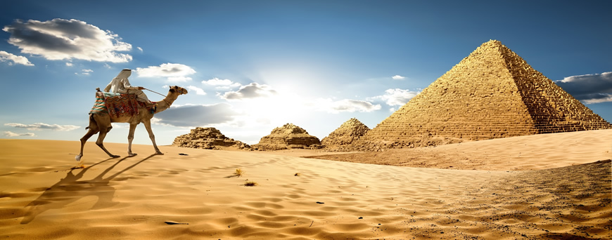Image of Pyramids at Cairo, Egypt
